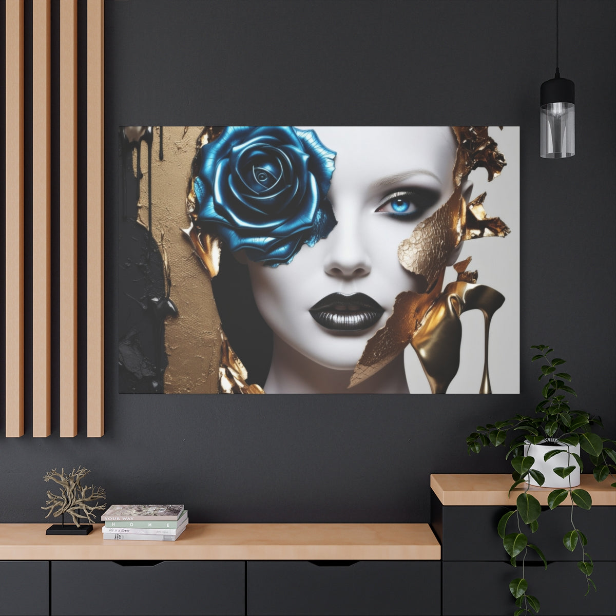 Elegance in Metallic Blooms