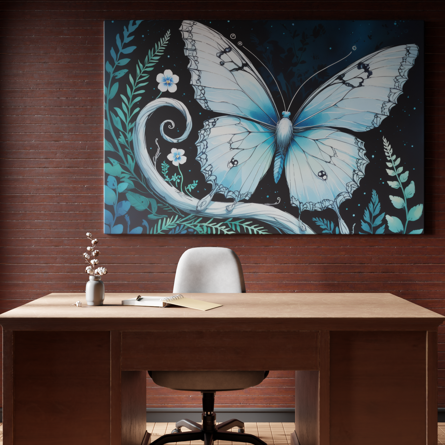 Mystical Blue Butterfly